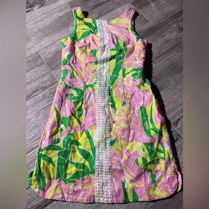 Lilly Pulitzer Flamingo Shift Dress 20th Anniversary Collection Size 2